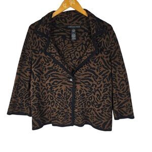 Josephine Chaus Animal Print Blazer